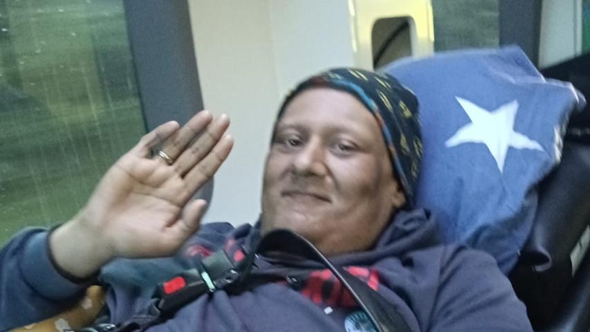 Hauke im Wünschewagen